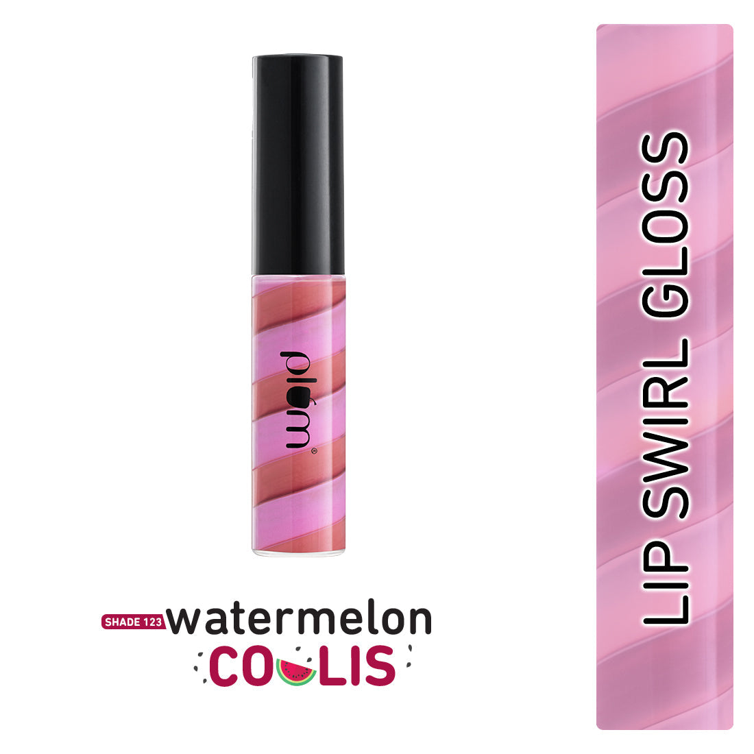 Plum Soft Swirl Lip Gloss | 3 Shades In 1