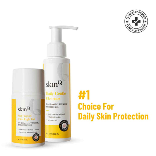 Sun Protect Ultra Light Gel SPF 40 PA++++ with Vitamin C & Daily Gentle Cleanser