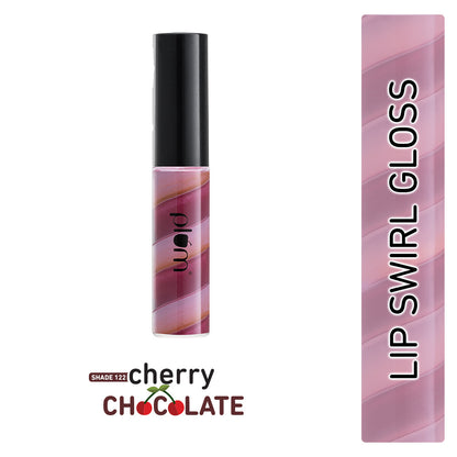 Plum Soft Swirl Lip Gloss | 3 Shades In 1