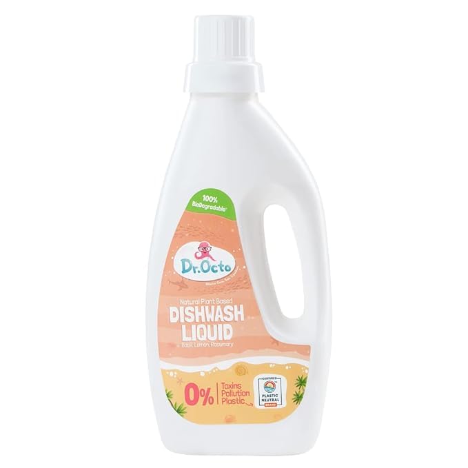 Dr.Octo Dishwash Liquid - Basil, Lemon & Rosemary (500ml)