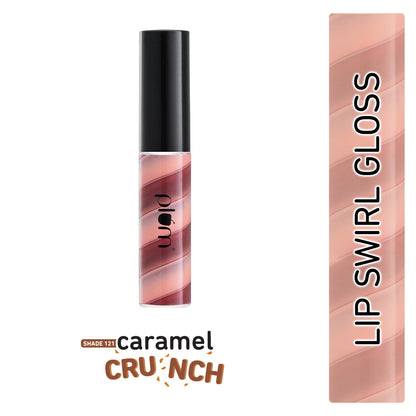 Plum Soft Swirl Lip Gloss | 3 Shades In 1