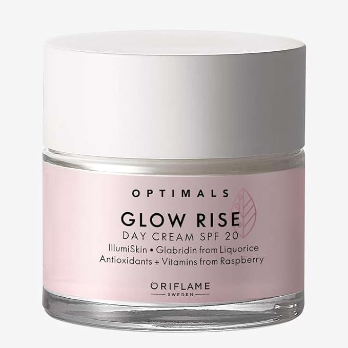 Oriflame Optimals Glow Rise Day Cream SPF 20 with Antioxidants and Vitamins