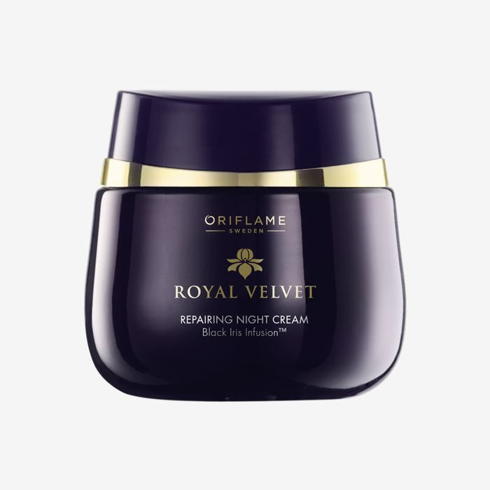 Oriflame Royal Velvet Repairing Night Cream with Black Iris infusion™