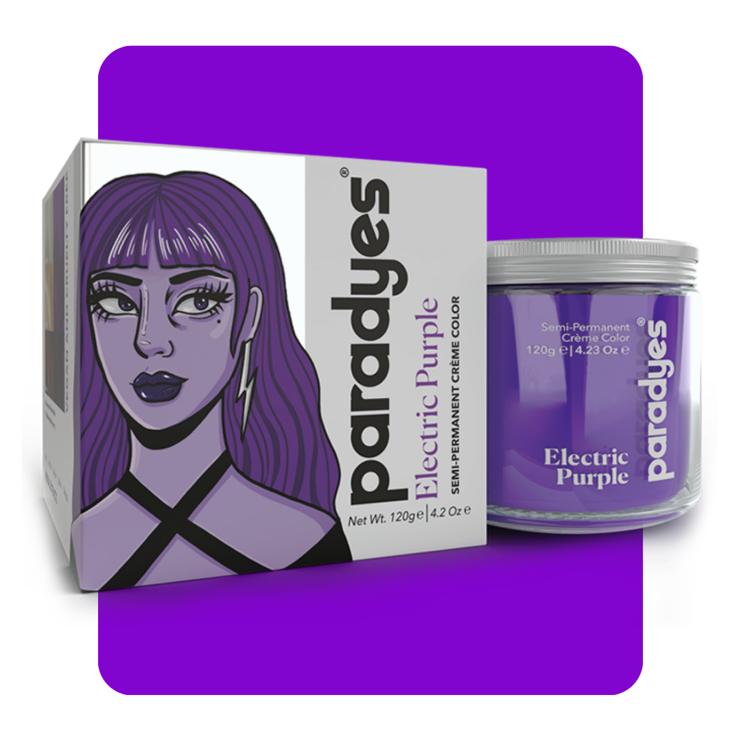 Electric Purple Semi-Permanent Hair Color
