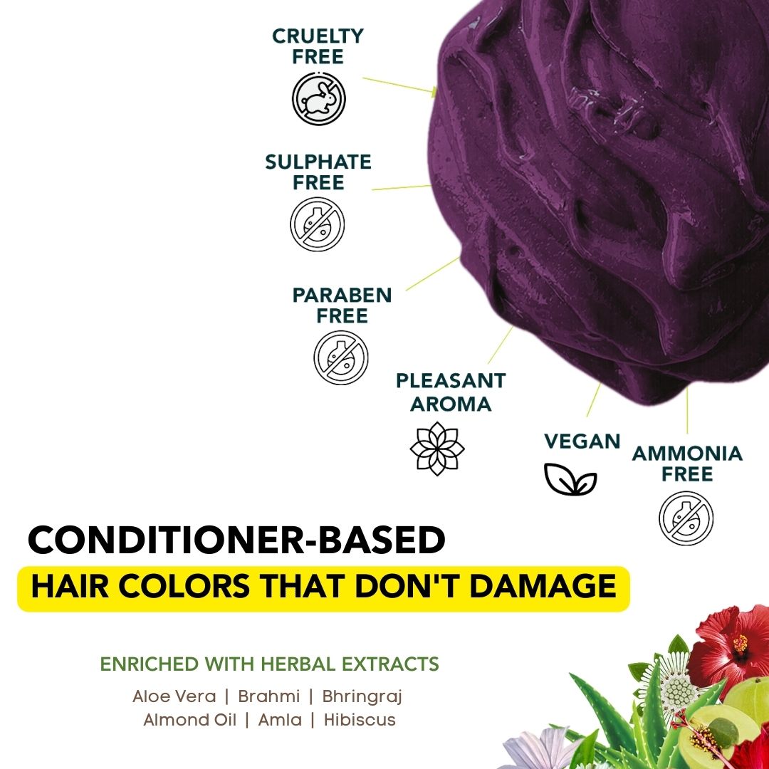 Amethyst Plum Semi-Permanent Hair Color