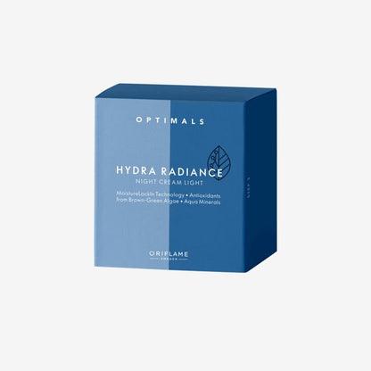 Oriflame Hydra Radiance Night Cream Light - Clinically proven to restore skin hydration