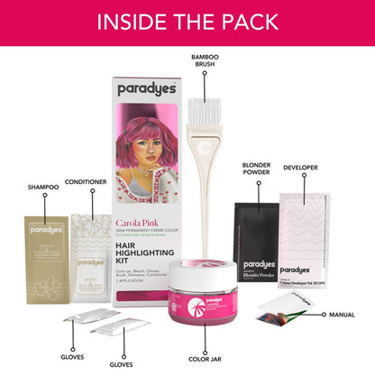 Carola Pink Highlighting Kit