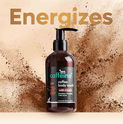 Coffee Body Wash with Cocoa for Energizing & De-Tan -200ml