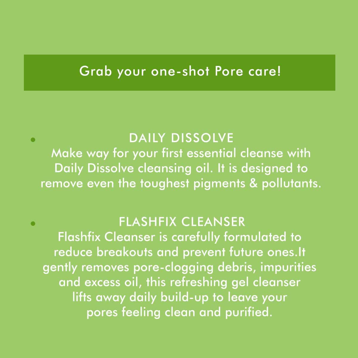 Deep Pore Double Cleanse kit