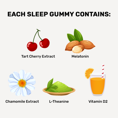 Sleep Gummies For Men & Women by What’s Up Wellness