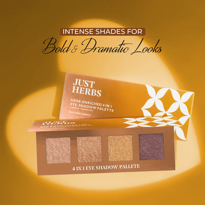Herb Enriched 4-in-1 Eye-shadow Palette with Manjishtha and Liquorice Root