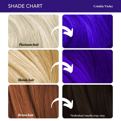 Crinkle Violet Semi-Permanent Hair Color