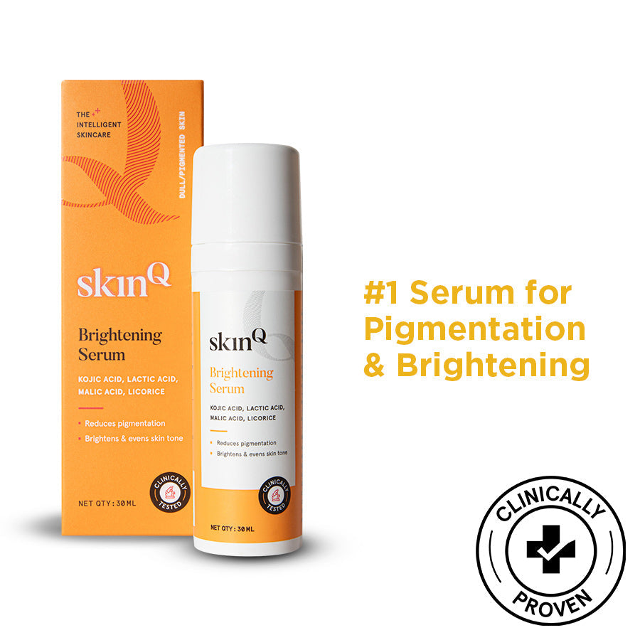 Brightening Serum for Glowing Skin : Clears Pigmentation & Dark Circles Pack