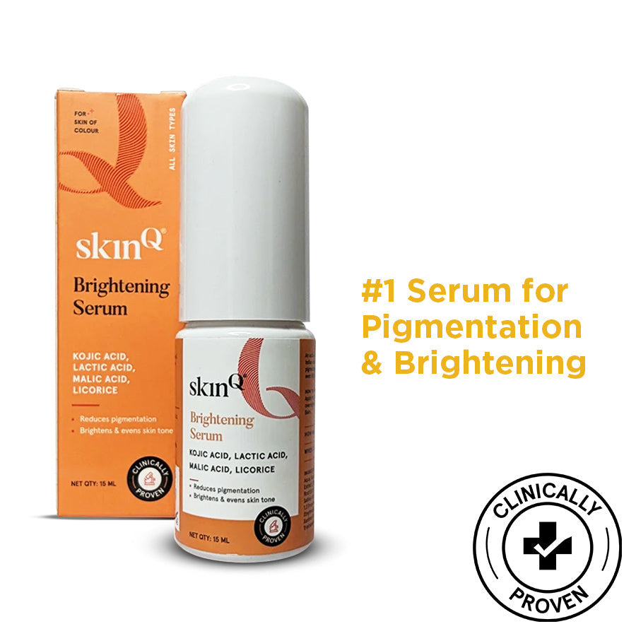 Brightening Serum for Glowing Skin : Clears Pigmentation & Dark Circles Pack