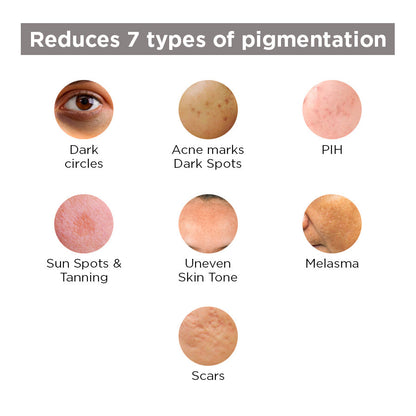 Brightening Serum for Glowing Skin : Clears Pigmentation & Dark Circles Pack