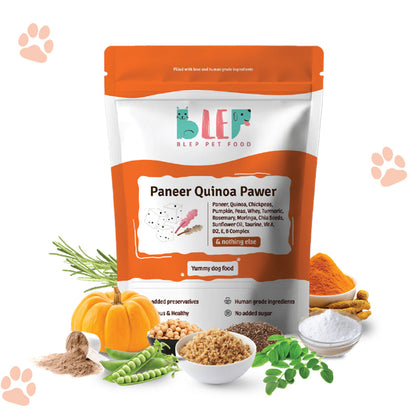 Paneer Quinoa Fresh Dog Food - No Preservatives