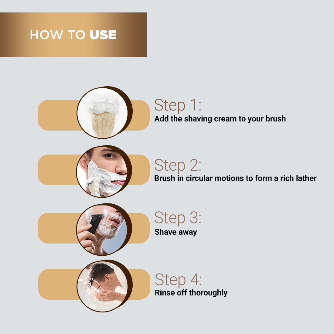 Blanc Shaving Cream | Menthol & Vitamin E (100g)