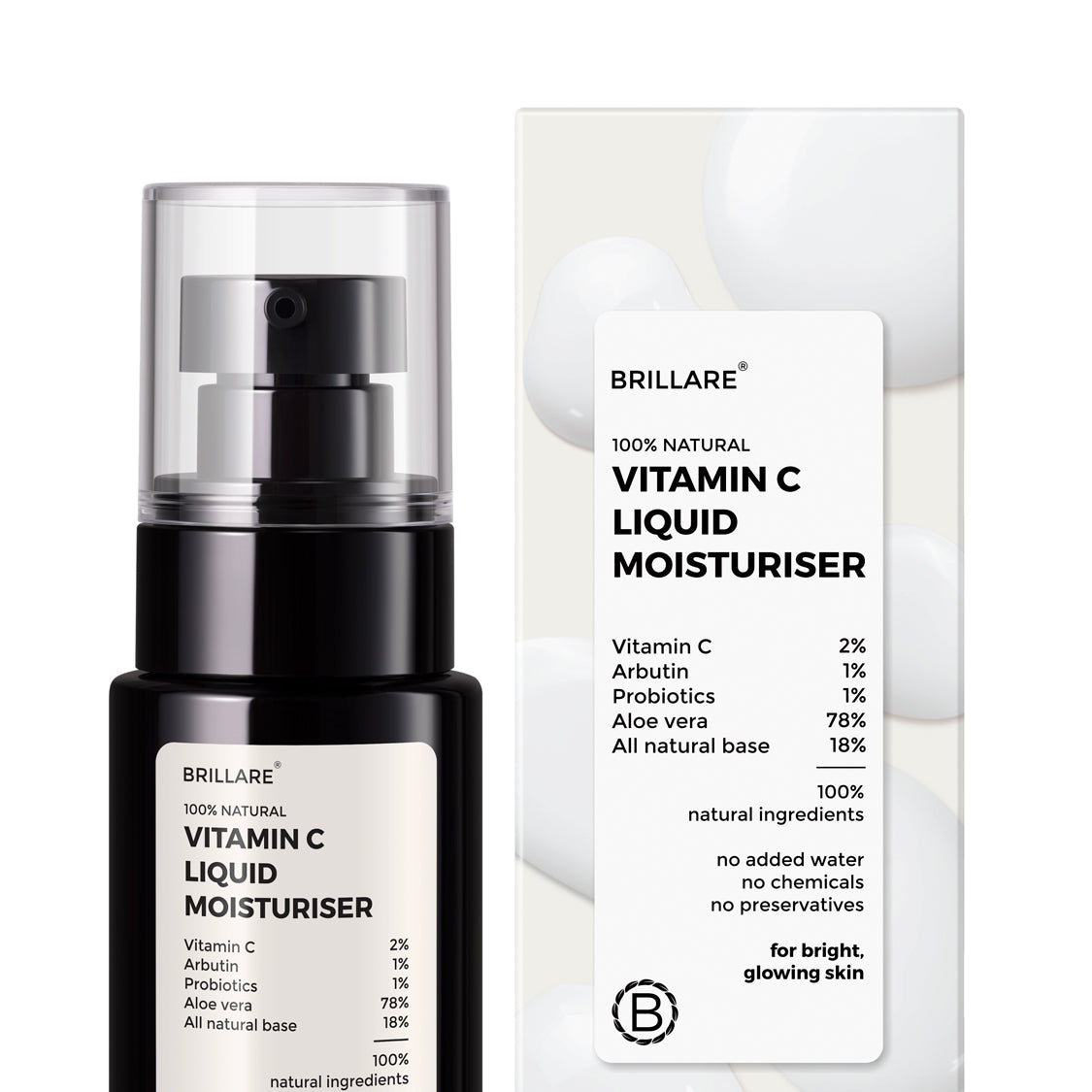 Vitamin C Liquid Moisturizer for bright, glowing skin