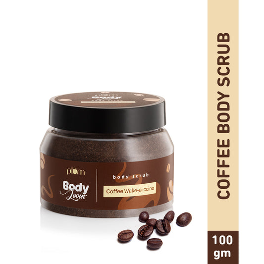 Coffee Wake-a-ccino Body Scrub by Plum BodyLovin'