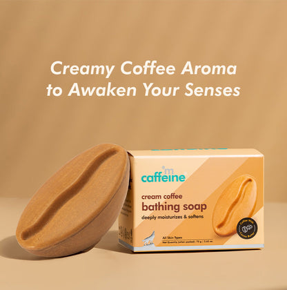 Cream Coffee Bathing Soap Trio - Value Pack - 75g x 3