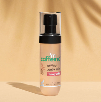 Cherry Affair Energizing Coffee Body Mist | Fruity-Floral Long-lasting Fragrance - 100 ml