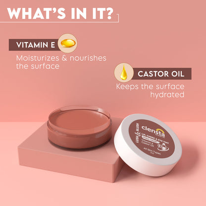 Lush & Blush Lip, Cheek & Eye Tint 06 Coral Crush With Vitamin E & Castor Oil