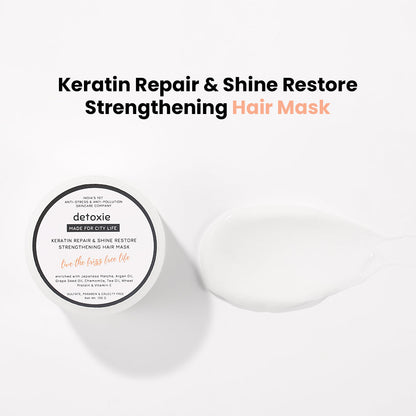 Keratin Repair & Shine Restore Strengthening Hair Mask
