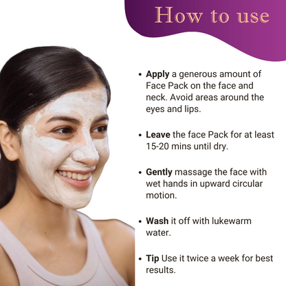 Enlive Twin Action Face Pack, 100 g
