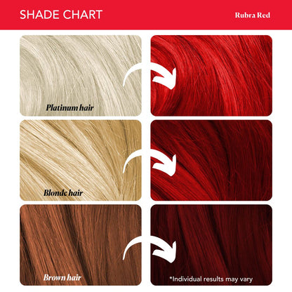 Rubra Red Semi-Permanent Hair Color
