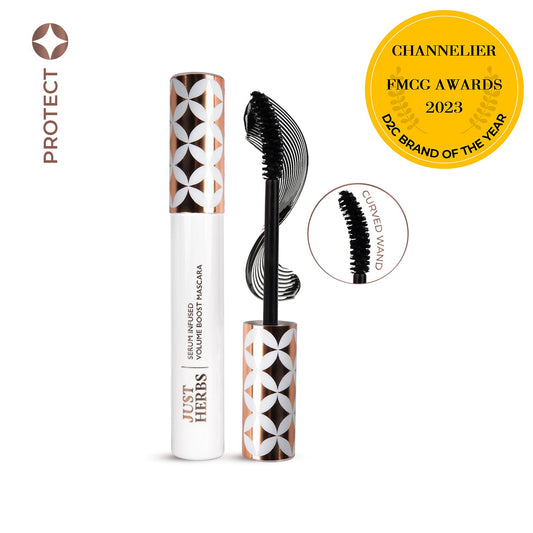 Serum-infused Volume Boost Mascara with Castor Oil and Coconut Oil