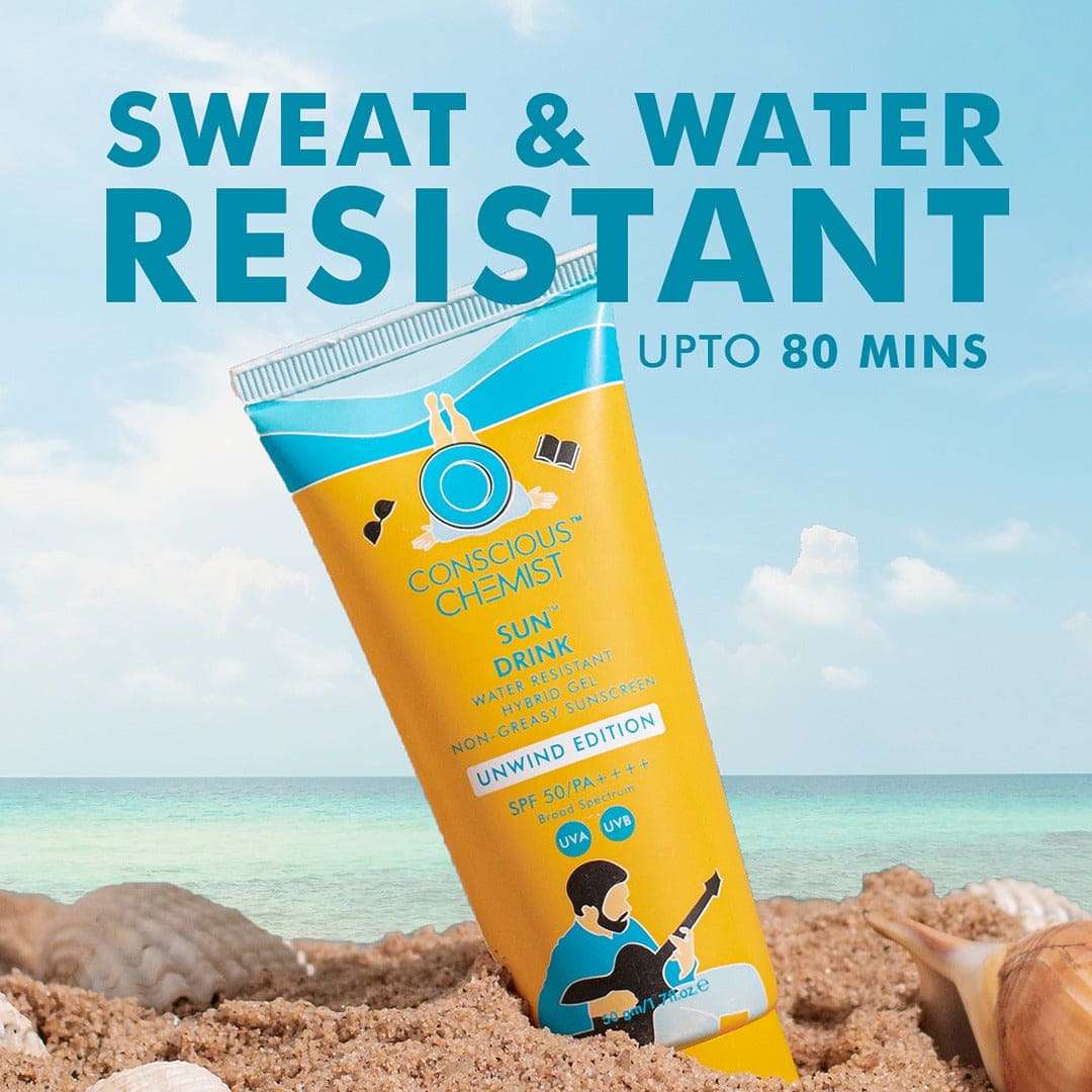 Hybrid SPF 50 PA++++ Sun Drink™️ Water Resistant Unwind | Ceramide Sunscreen