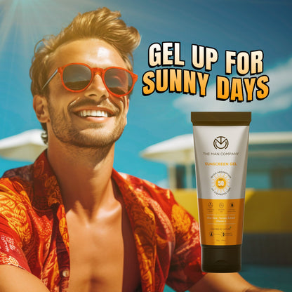 Sunscreen Gel SPF 50 PA+++ | Non-Comedogenic | Oil-Free | Non-Sticky | No white cast | Gel based formula