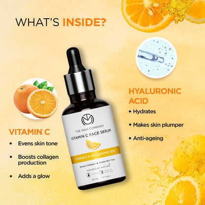 Vitamin C Face Serum | Vitamin C & Hyaluronic Acid
