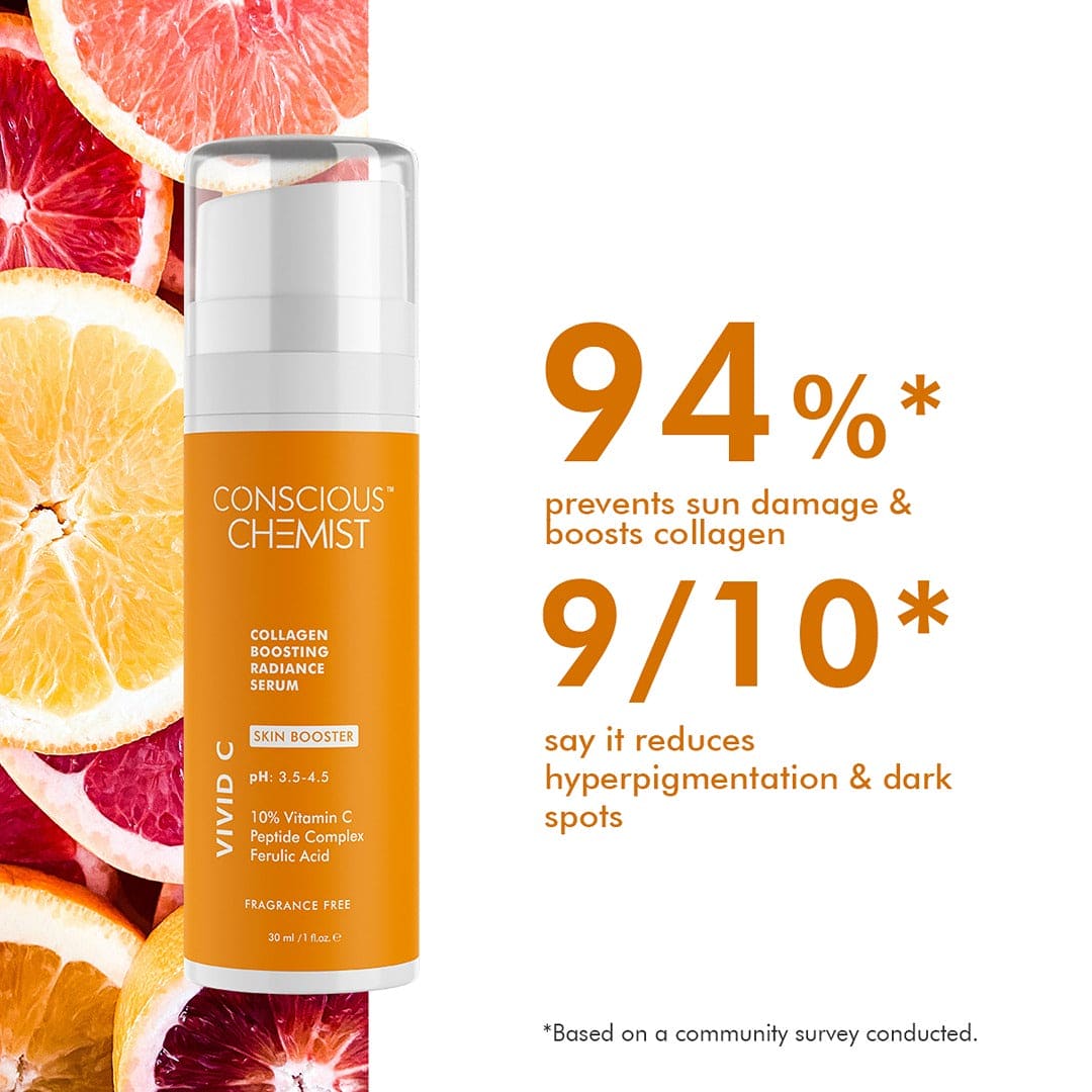 10% Vitamin C Serum | Radiance Booster | Peptide Complex & Ferulic Acid