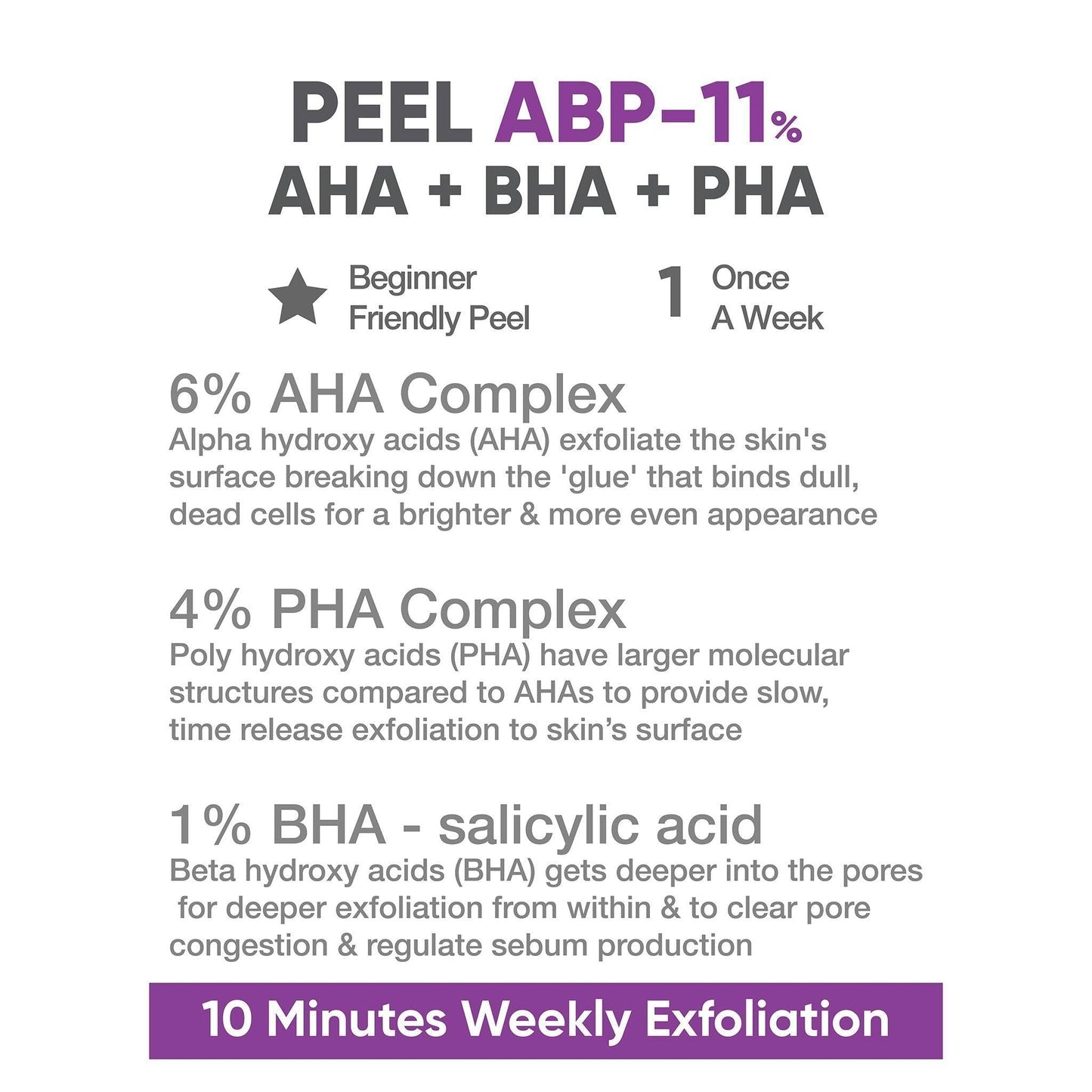 ABP-11% Gentle Exfoliating Peeling Solution, 30ml