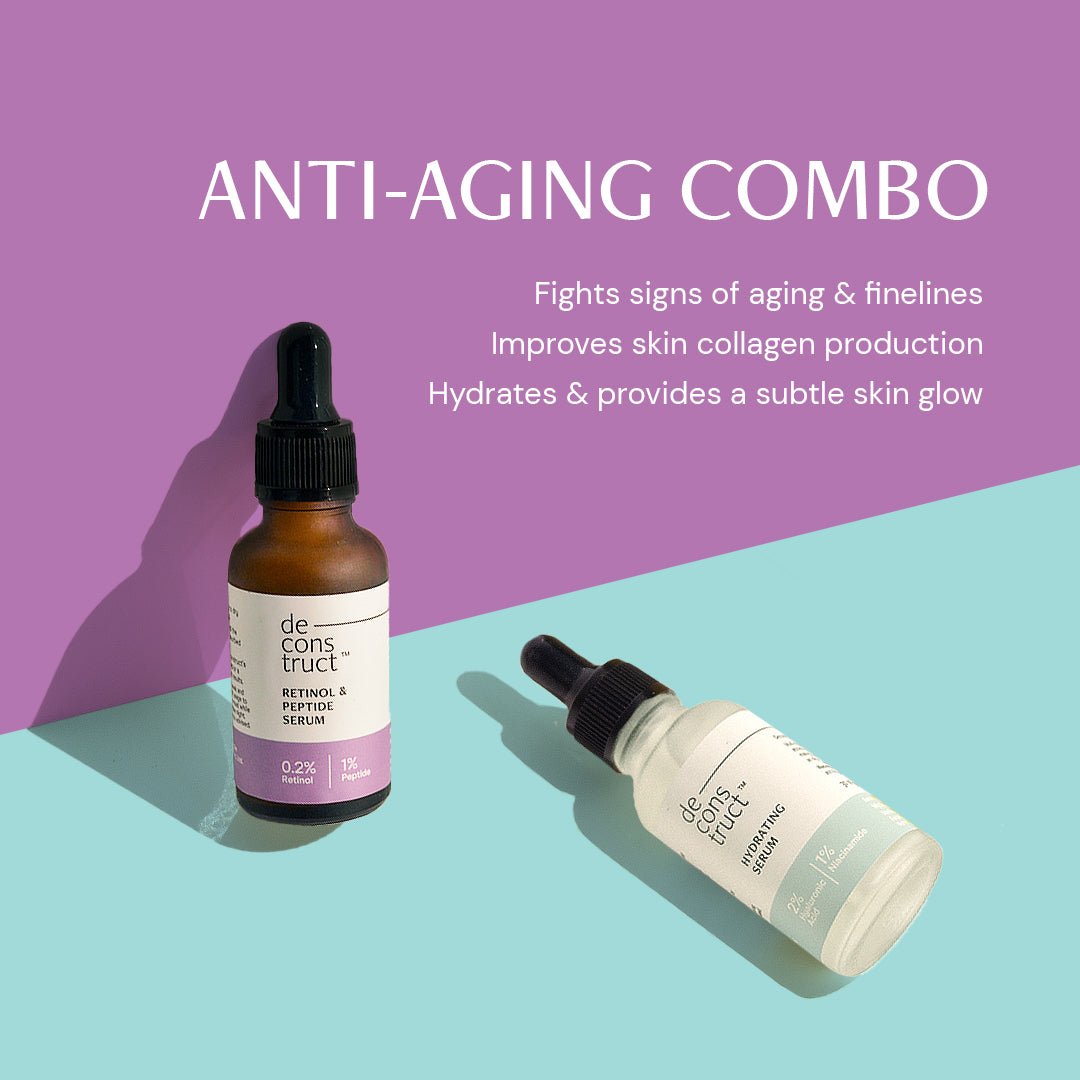 Anti-Aging Duo - Retinol & Peptide Serum + Hydrating Serum