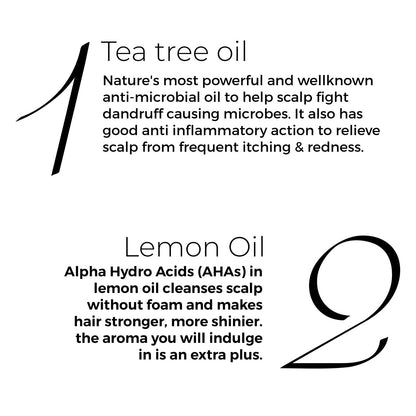 Tea Tree Hair Oil for Dandruff Control