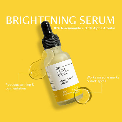 Daily AM PM Young & Glowing Skin Duo- Brightening Serum + Retinol & Peptide Serum