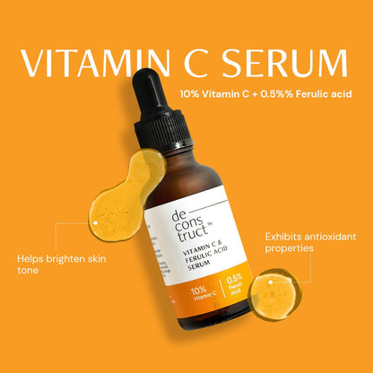 Detan Duo - Vitamin C Serum + Beginners Exfoliating Serum