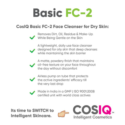 FC-2 Basic Face Cleanser for Dry Skin, 100ml