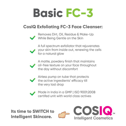 FC-3 Exfoliating Face Cleanser, 100ml