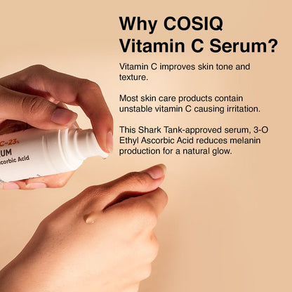 Glowing Skin with Vitamin C-23% Serum, 30ml: Advanced Molecular Skincare Technology