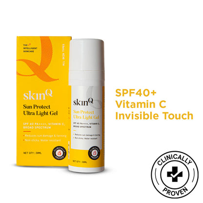 Sun Protect Ultra Light Non Sticky Sunscreen Gel: SPF 40 PA++++ with Vitamin C Pack