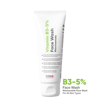 Vitamin B3-5% Niacinamide Face Wash for Smooth and Even Skin, 100 ml