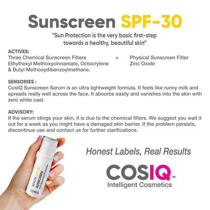 SPF 30 Sunscreen Serum, 30ml