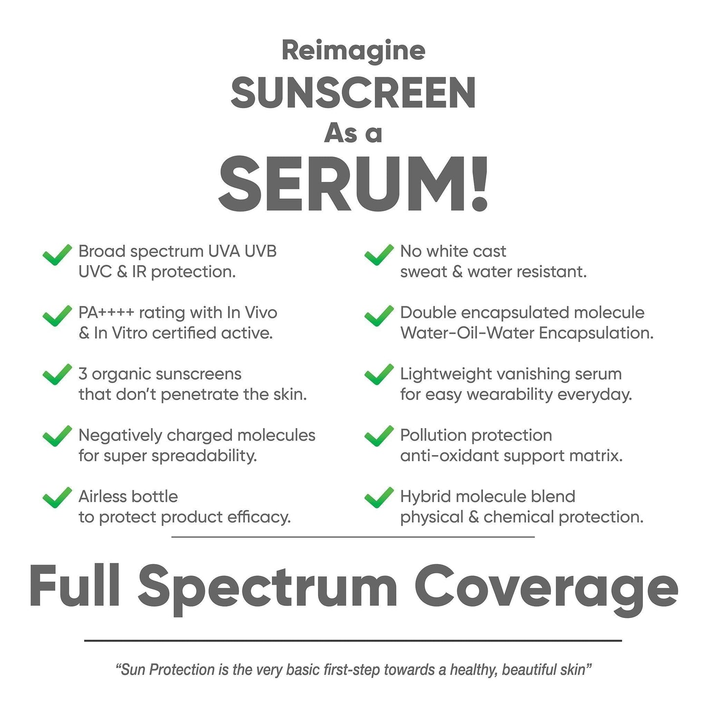 SPF 50 Sunscreen Serum, 30ml
