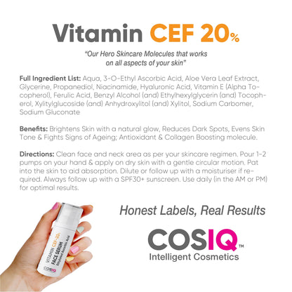 Vitamin CEF-20% Face Serum 30ml